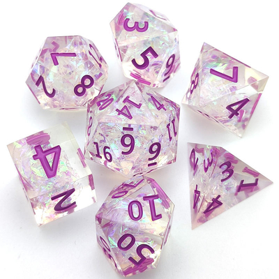 Les matrices translucides de la résine RPG de GST ont placé douze ont dégrossi les tranchants ordonnés