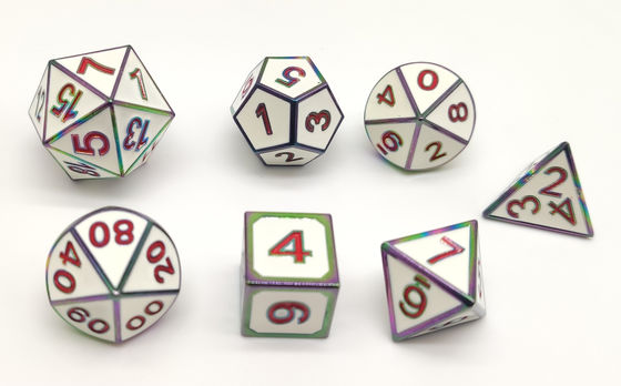 ISO9001 la main d'ensemble de matrices en métal blanc RPG a découpé pour le marteau et le Yahtzee