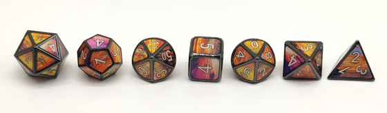 La finition lisse mini RPG découpent les matériaux pratiques multicolores en métal de résine