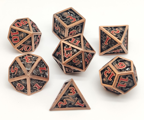 Matrices polyèdres de résine antiusure faite main portatives pour Shadowrun