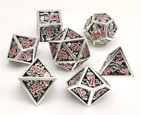 Résistant d'ISO9001 Mini Resin Polyhedral Dice Wear Handcrafted
