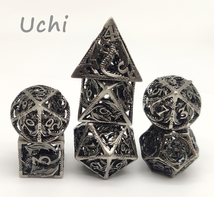 Portatif universel léger de Mini Sharp Polyhedral Dice Set