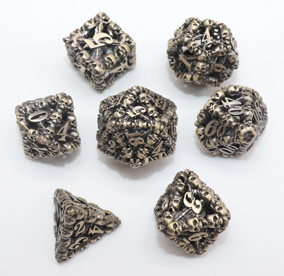 Taille 16-21mm de Mini Polyhedral Dice Hand Polished en métal ISO9001