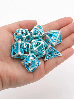 Mini Entertainment Blue Luminous Dice de vente chaud LED polyèdre