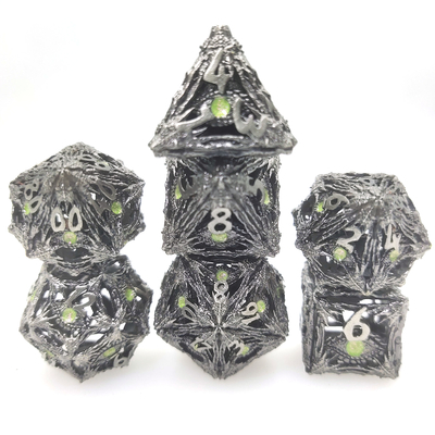 Résine polyédrique inodore forte résine dés polyédriques Mini jeu de dés polyédriques