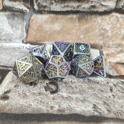Carte Léger Meulage Manuel Précision RPG Dés Coloré