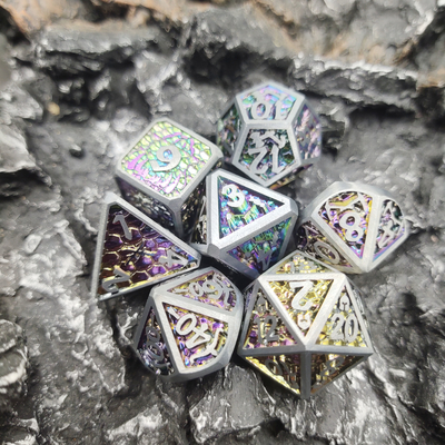 Carte Léger Meulage Manuel Précision RPG Dés Coloré