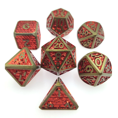 Affirm card Sculpté à la main Durable pour Savage World Dice Set Metal