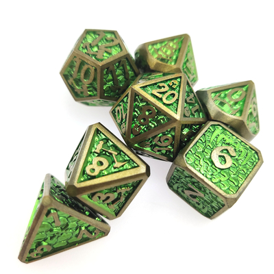 Léger Mini RPG Dice RPG Dice Set Dice Card DND Metal Polyhedral