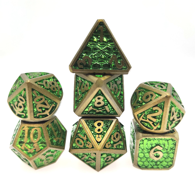 Léger Mini RPG Dice RPG Dice Set Dice Card DND Metal Polyhedral