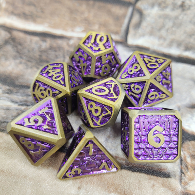 Multipurpose Tiny Metal Dice Color Mini Black Chip Dice Sets Polyhedral