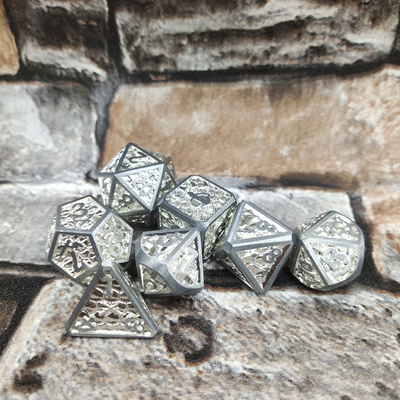 Dés polyédriques ronds de luxe pour la haute température adulte de RPG du MDN