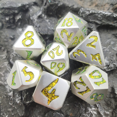 Jeu de dés RPGDés RPG peints ISO9001Mini jeu de dés polyédriques inodores