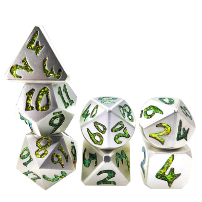 Jeu de dés RPGDés RPG peints ISO9001Mini jeu de dés polyédriques inodores