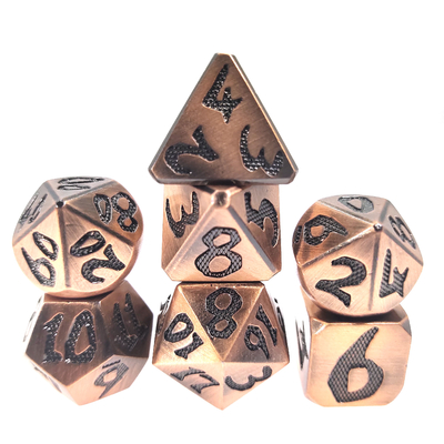 Ensemble de dés polyédriques RPG en vrac non toxiques OEM RPG de précision CE multi-usages GST