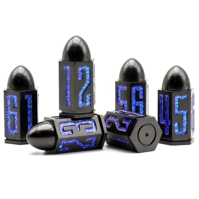 D6 jeu de dés en métal 6 pièces 6 côtés pour Dnd Dungeons Rpg Warhammer Shadowrun Dice