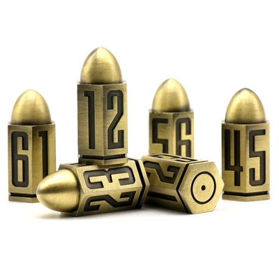 D6 jeu de dés en métal 6 pièces 6 côtés pour Dnd Dungeons Rpg Warhammer Shadowrun Dice