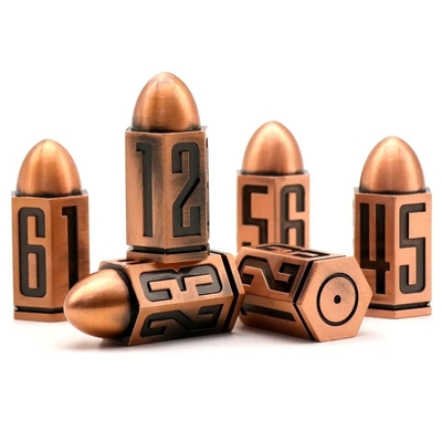 D6 jeu de dés en métal 6 pièces 6 côtés pour Dnd Dungeons Rpg Warhammer Shadowrun Dice