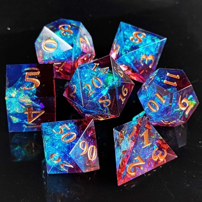 Couleur multi personnalisée DND#RPG Texte lisse rouge et bleu