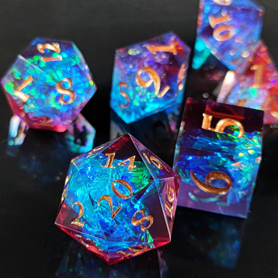 Couleur multi personnalisée DND#RPG Texte lisse rouge et bleu