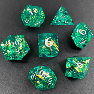 Couleur bande multi-facettes de résine dés porte donjon et dragon DND#COC