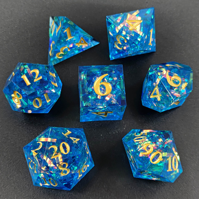 Couleur bande multi-facettes de résine dés porte donjon et dragon DND#COC