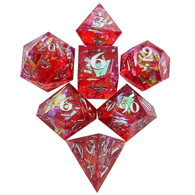 Couleur bande multi-facettes de résine dés porte donjon et dragon DND#COC