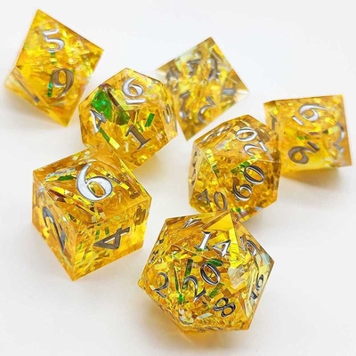 Couleur bande multi-facettes de résine dés porte donjon et dragon DND#COC