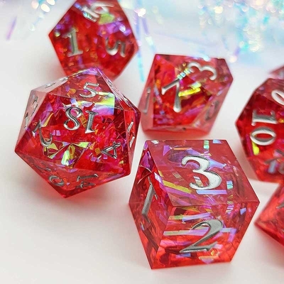 Couleur bande multi-facettes de résine dés porte donjon et dragon DND#COC