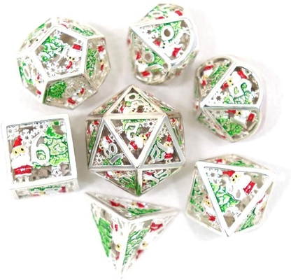 Noël Hollow Multi Noodle dés métalliques numériques DND Dragon et Donjon