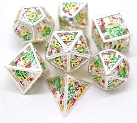 Noël Hollow Multi Noodle dés métalliques numériques DND Dragon et Donjon