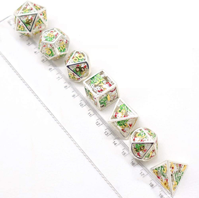Noël Hollow Multi Noodle dés métalliques numériques DND Dragon et Donjon