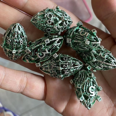 Créatif Rugby Thème Metal Hollow RPG jeu de dés Dragon et Donjon DND