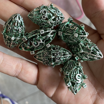 Créatif Rugby Thème Metal Hollow RPG jeu de dés Dragon et Donjon DND