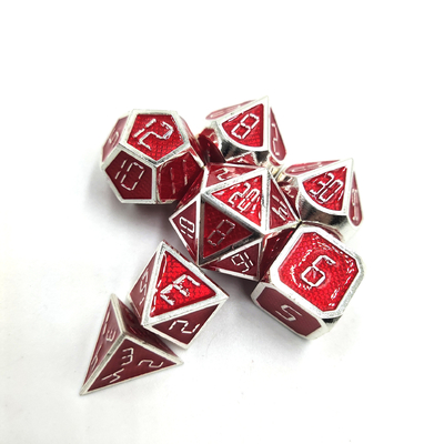 Le temps numérique en métal solide dés Dragon et Donjon DND RPG COC