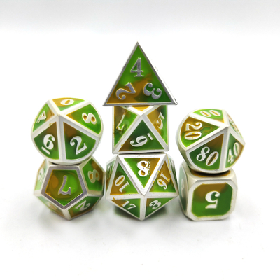 DND RPG Mini Metal Dice Jeu de groupe pour jeux de société Multi -Face