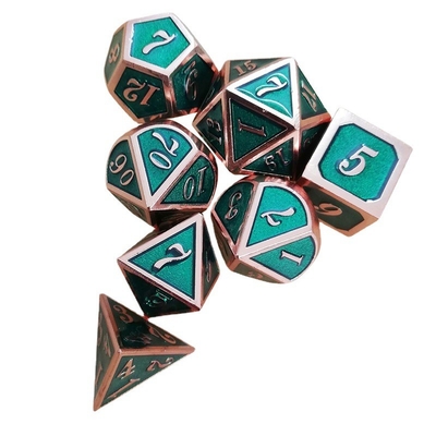 Ensemble de dés en métal massif, porte pour hommes, Cruch DND RPG