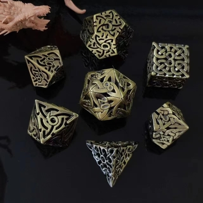 Jeu de société interdépendant DND RPG en dés métalliques Dragon et Underground City