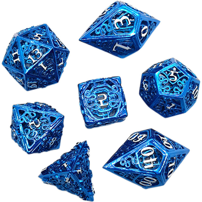 Chongtian Snake jeu de dés en métal creux multi-facettes