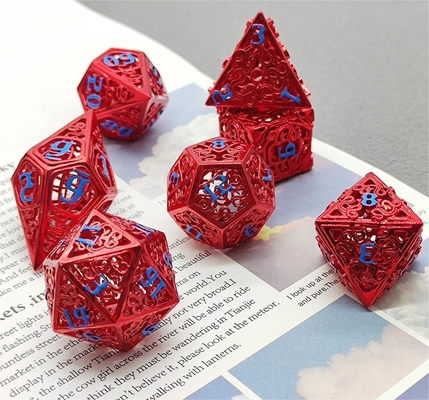 Chongtian Snake jeu de dés en métal creux multi-facettes