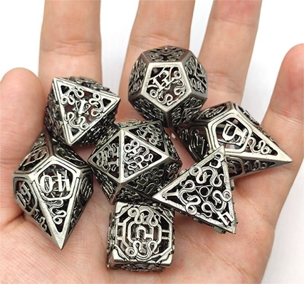 Chongtian Snake jeu de dés en métal creux multi-facettes