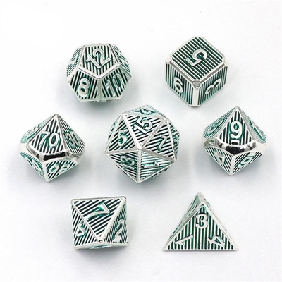 Jeu de bureau en métal vertical à plusieurs visages Dnd Rpg Coc Couleur bronze