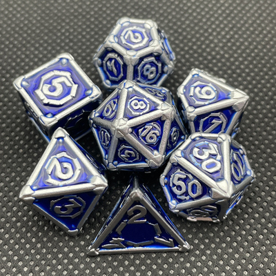 Jeu de dés personnalisé en métal multi-face