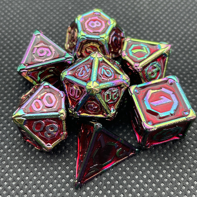 Jeu de dés personnalisé en métal multi-face