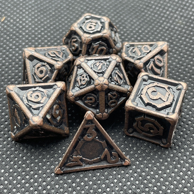 Jeu de dés personnalisé en métal multi-face