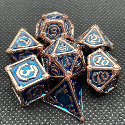 Jeu de dés personnalisé en métal multi-face