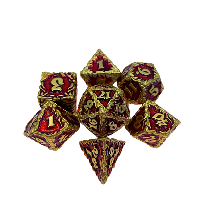 Le jeu de dés multi-faces White Tree Vine Metal