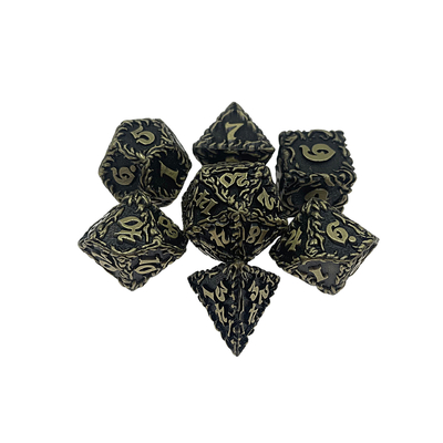 Le jeu de dés multi-faces White Tree Vine Metal