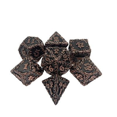 Le jeu de dés multi-faces White Tree Vine Metal