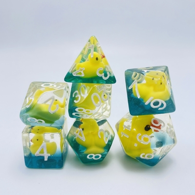 Duckling Résine naturelle multi-noodle jeu de table jeu de dés et de dés